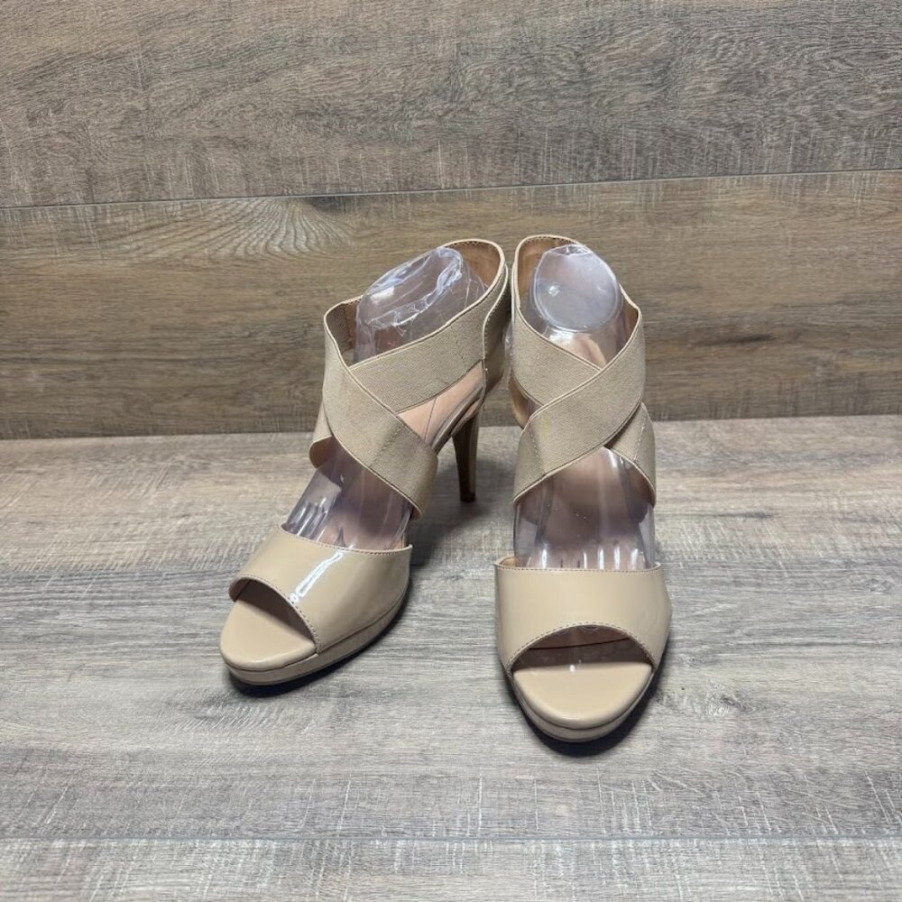 Liz Claiborne Nude Tan Stilleto Heels Women's Size 11